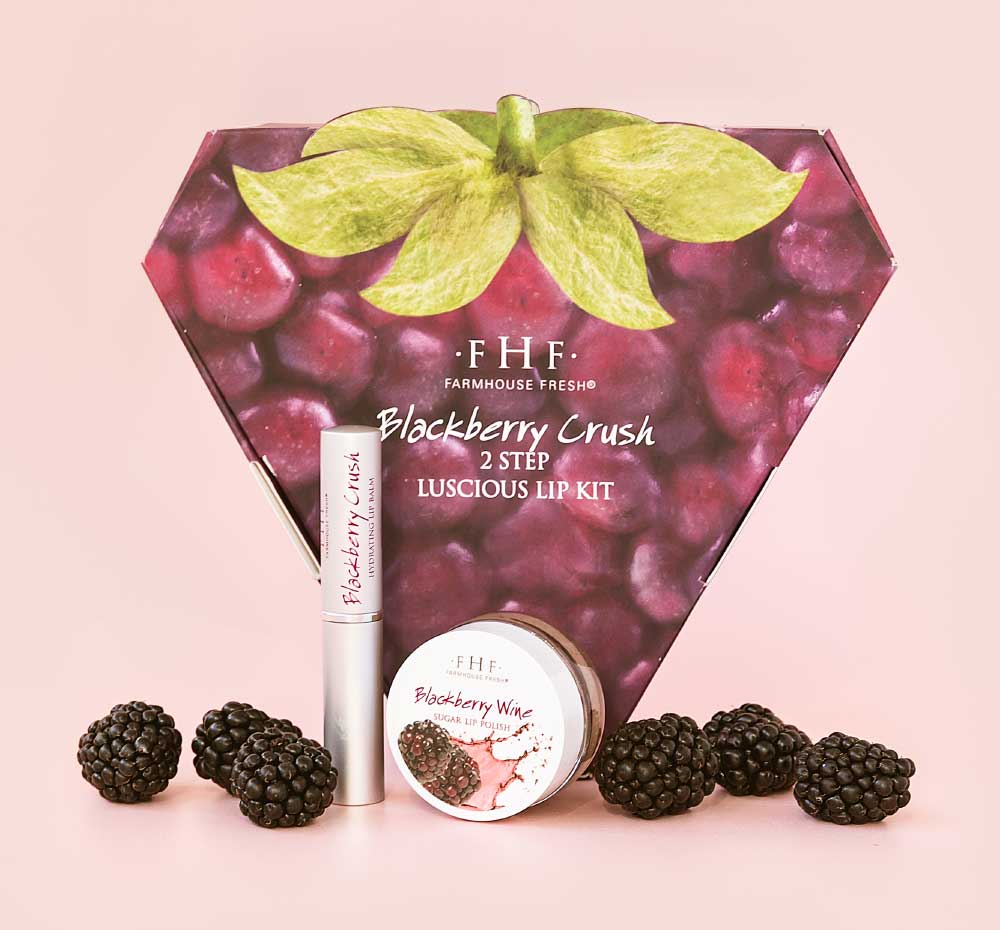 Blackberry Crush 2-Step Luscious Lip Kit - Lavender Hills BeautyFarmhouse Fresh13752RT
