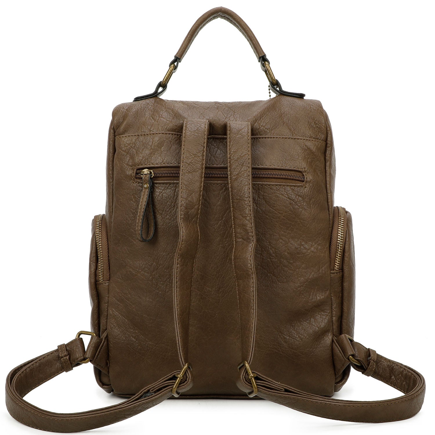 Martucci Stylish Vegan Leather Fashionable Multipurpose Handbag, 3 in 1 Convertible  Backpack/Handbag/Shoulder Bag/Travel Bag/College Bag for Girls and Women,  Black (Capacity - 15L) : Amazon.in: Fashion