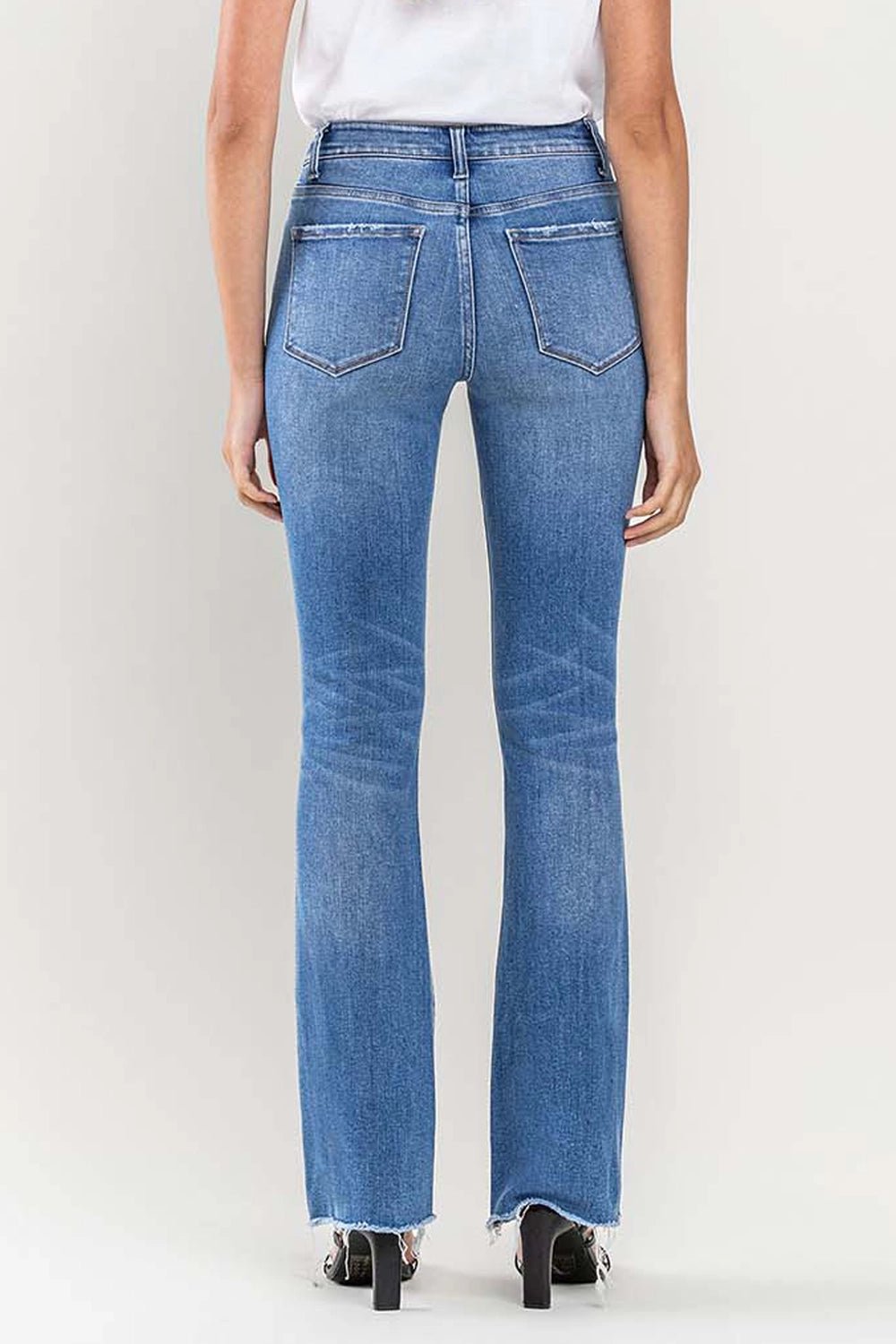 Cherish Seam Detail Bootcut Jeans | Vervet by Flying Monkey | T6088 - Lavender Hills BeautyVervet