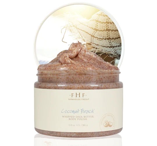 Coconut Beach® Whipped Shea Butter Body Polish | FarmHouse Fresh - Lavender Hills BeautyFarmhouse Fresh0652RT