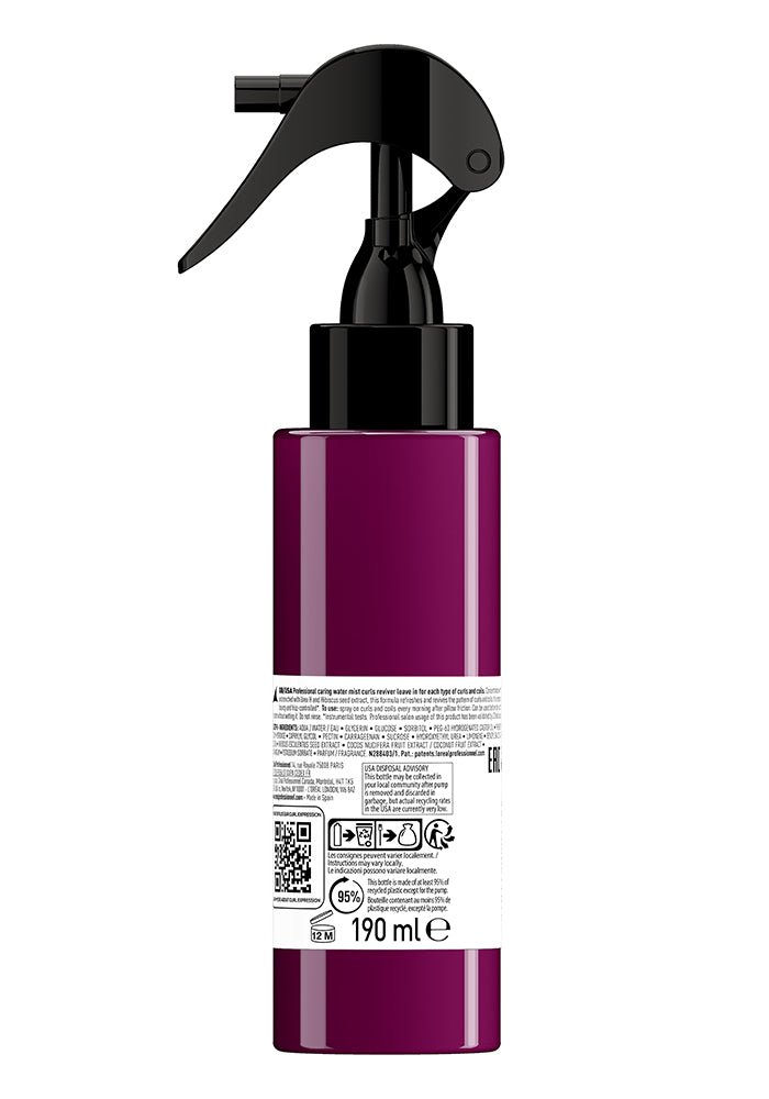 L OREAL SERIE EXPERT CURL EXPRESSION PROFESSIONAL CARING WATER MIST 190 ml  - Spray ravvivante capelli mossi/ricci, CAPELLI RICCI