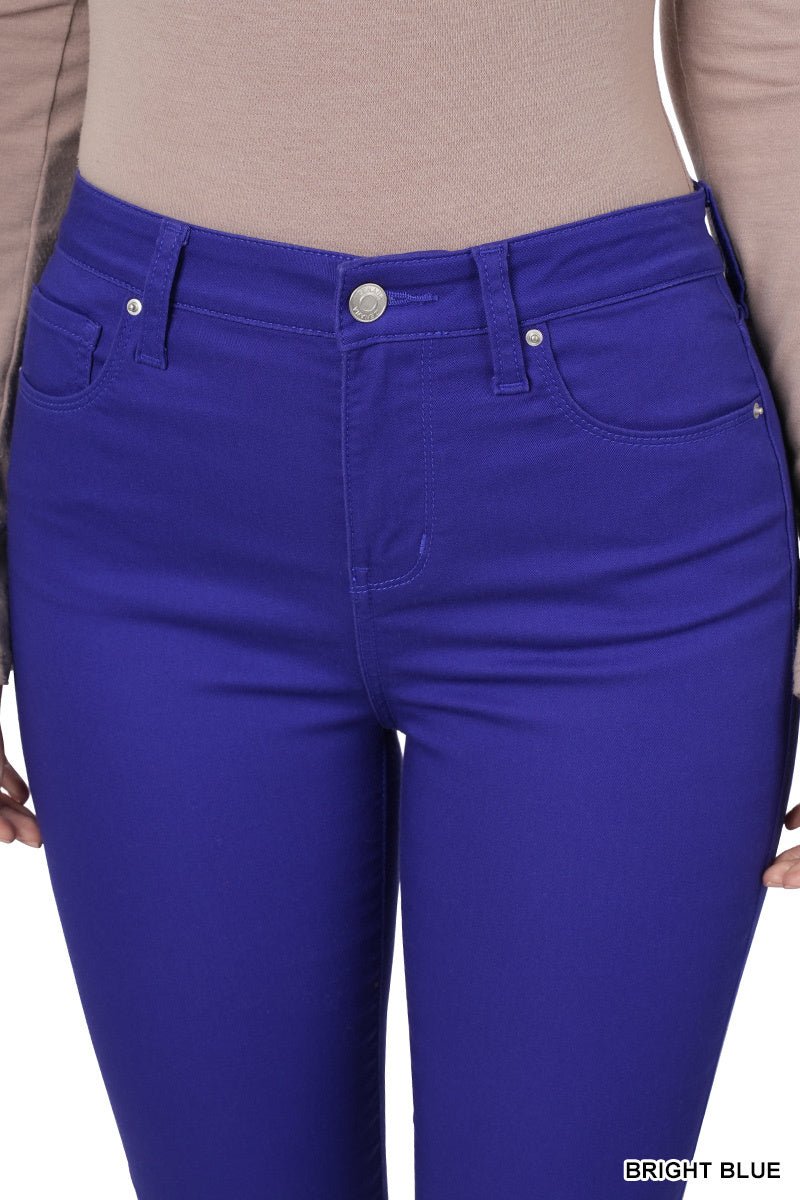 Denim High waist denim jeans -medium color – Shop Nikki b's Shoetique