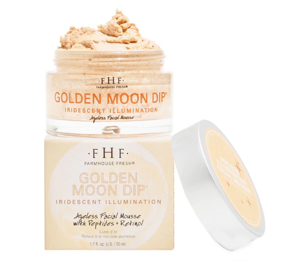 Golden Moon Dip® Illumination Facial Mousse with Peptides + Retinol - Lavender Hills BeautyFarmhouse Fresh13844RT