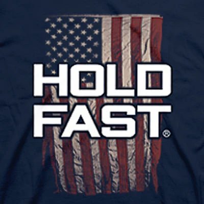 HOLD FAST Mens T-Shirt Battle Flag - Lavender Hills BeautyKerussoKHF4269MD