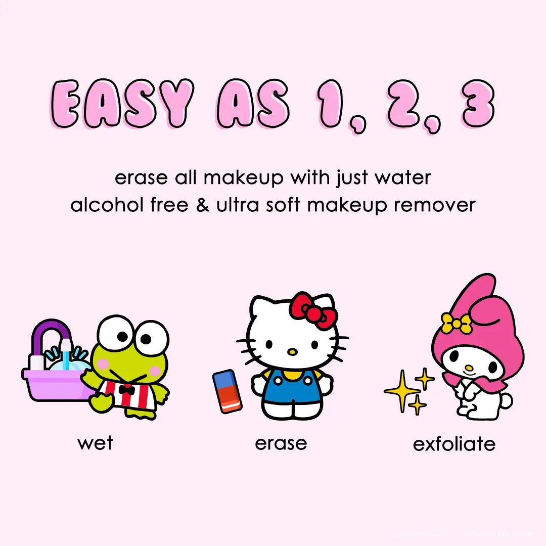 Hello Kitty & Friends 7-Day Set ©Sanrio | Makeup Eraser - Lavender Hills BeautyMakeup EraserRT7DHKF01
