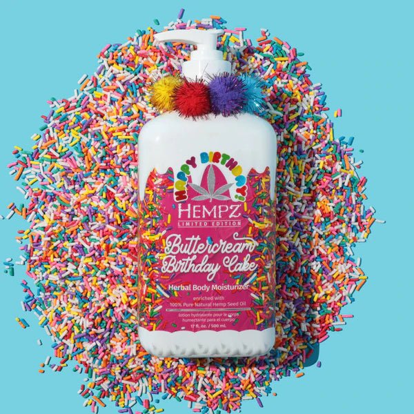 Hempz Buttercream Birthday Cake Herbal Body Moisturizer - Lavender Hills BeautyHempz