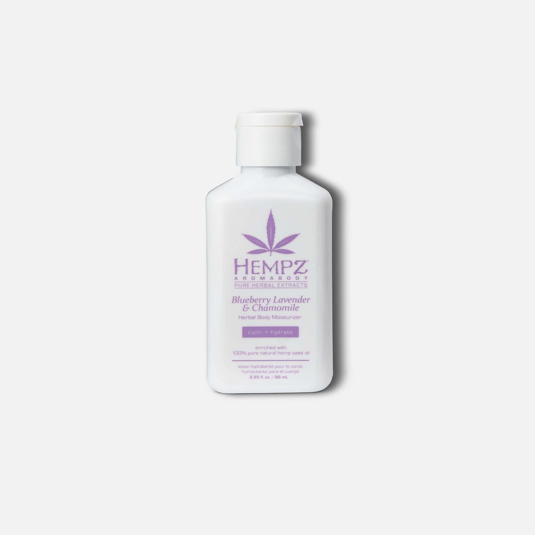 Hempz AromaBody Blueberry Lavender & Chamomile Herbal Body Moisturizer Lavender Hills Beauty