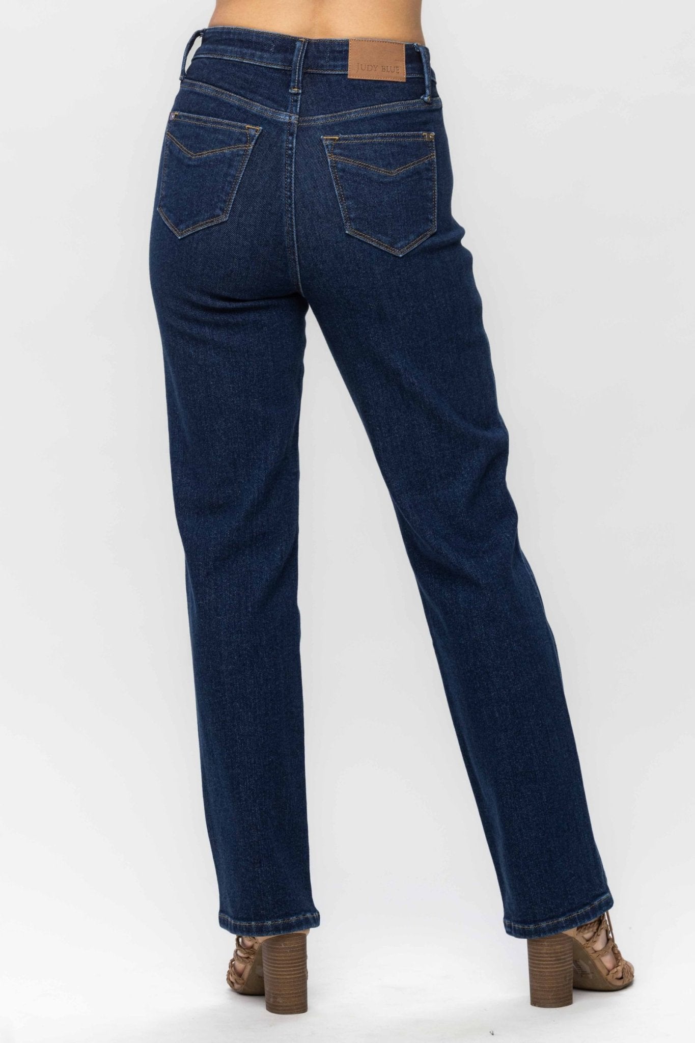 Josie Tummy Control Classic Straight Jeans - Lavender Hills BeautyJudy Blue