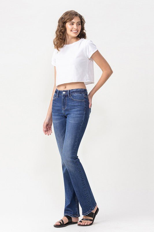 Titillating Mid Rise Bootcut Jeans