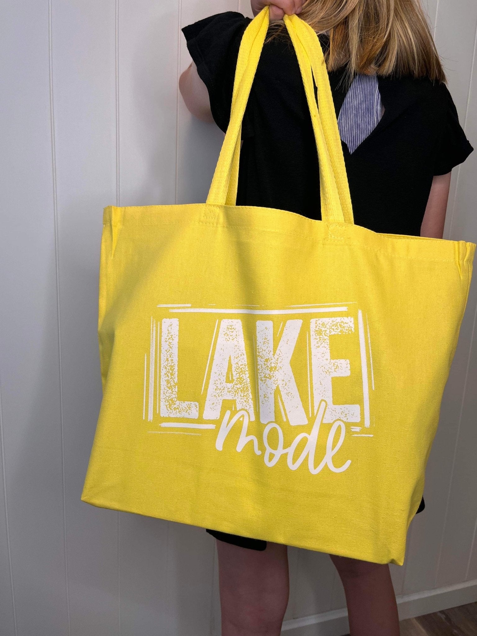 Lake Mode Canvas Tote Bag - 2 Colors Available - Lavender Hills BeautyLavender Hills Beauty Studio