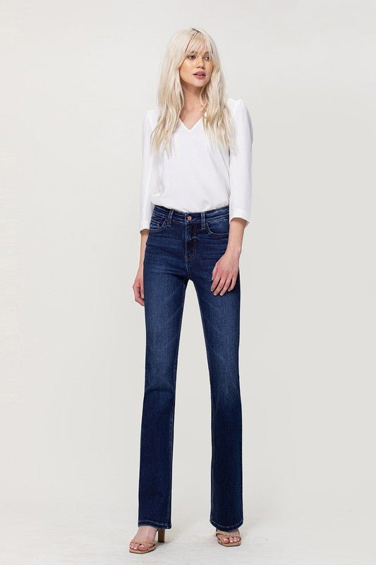 Little Sunshine Bella Mini Flare Jeans | Vervet by Flying Monkey | T5351 - Lavender Hills BeautyVervetT5351