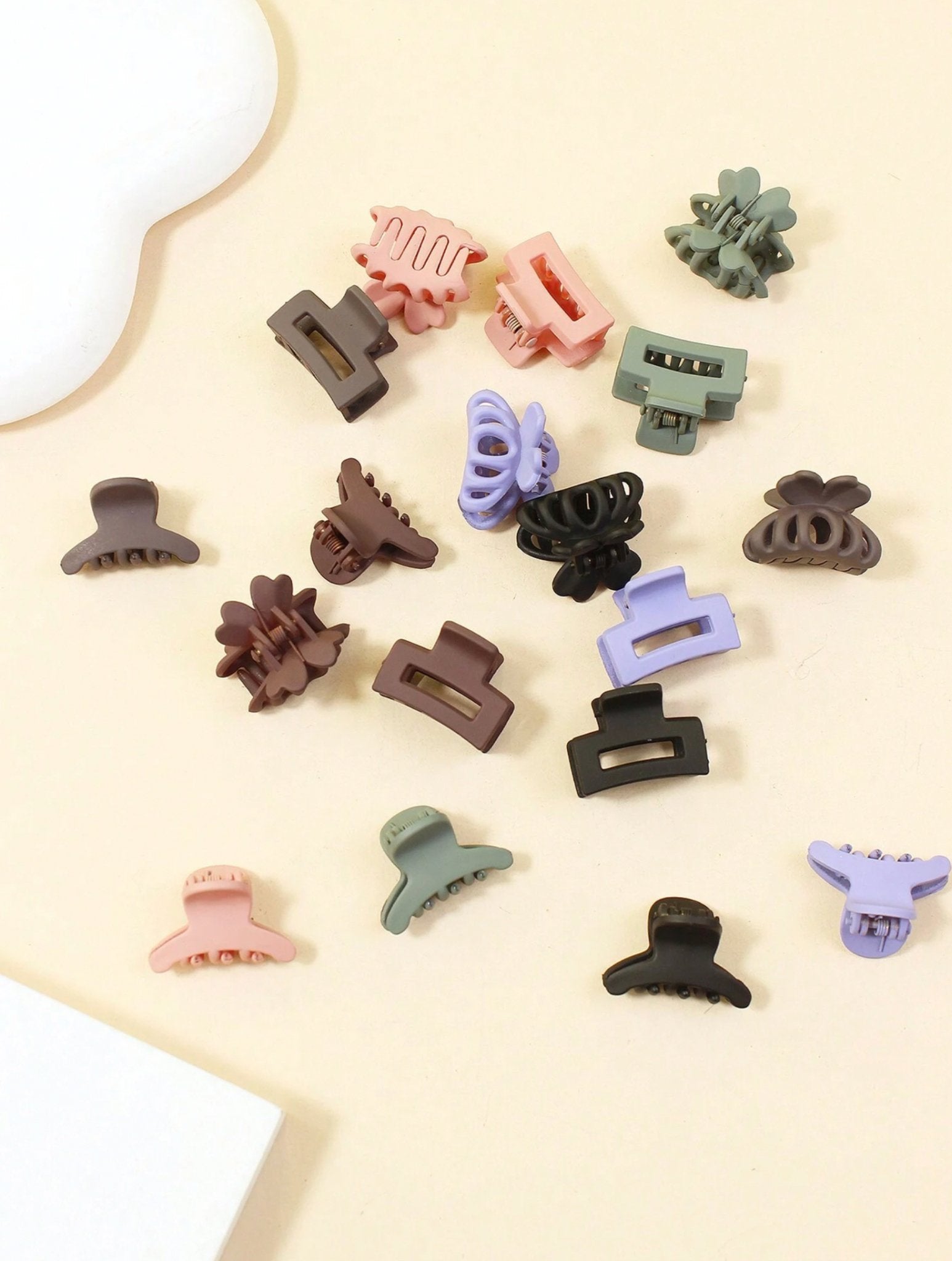 Mini Assorted Hair Claw Clips - Set of 10 - Lavender Hills BeautyLavender Hills Beauty