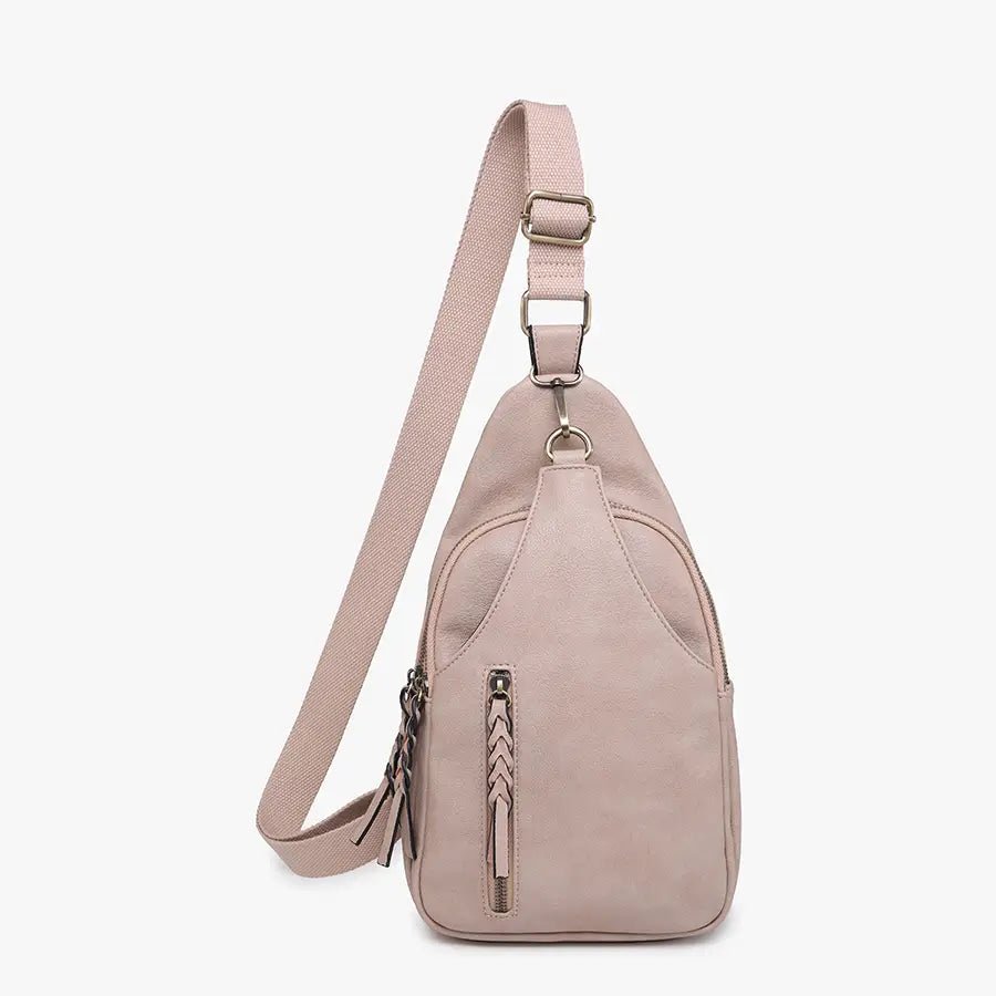Nikki Dual Compartment Sling Pack Bag - Lavender Hills BeautyJen & Co