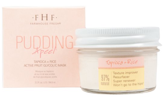Pudding Apeel® Tapioca + Rice Active Fruit Glycolic Mask | FarmHouse Fresh - Lavender Hills BeautyFarmhouse Fresh1192RT