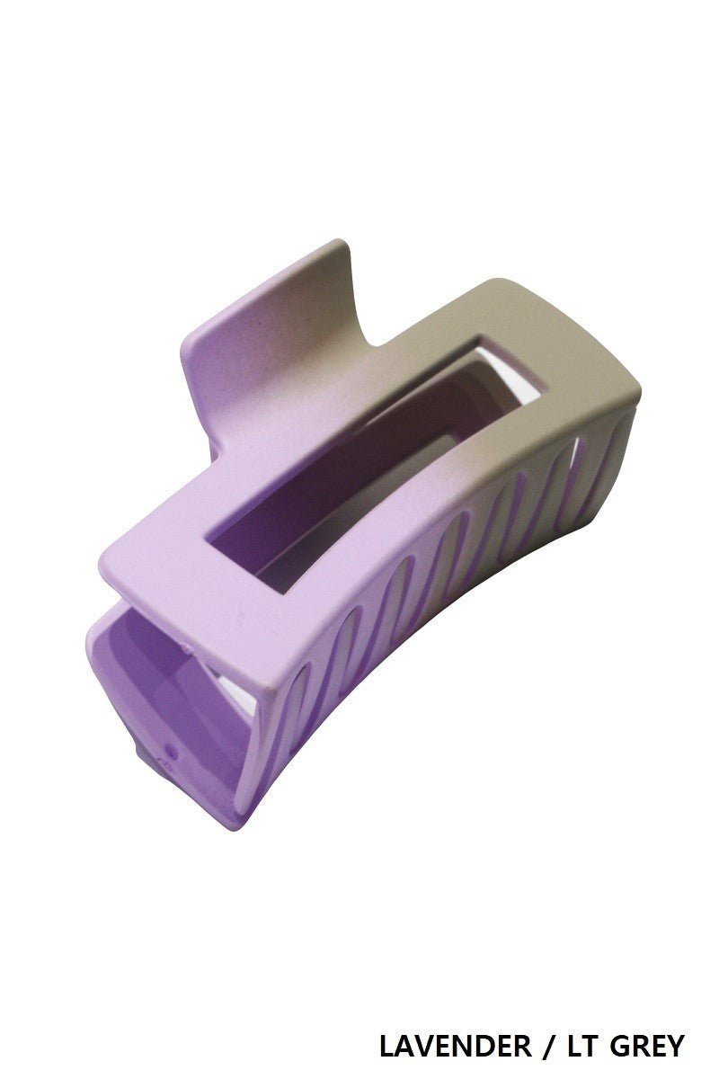 Rectangle Ombre Hair Claw Clip - 4 inch - Lavender Hills BeautyLavender Hills BeautyU-354