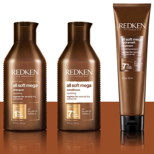 All Soft Mega Curls Sulfate Free Shampoo for Curly and Coily Hair - Lavender Hills BeautyRedken