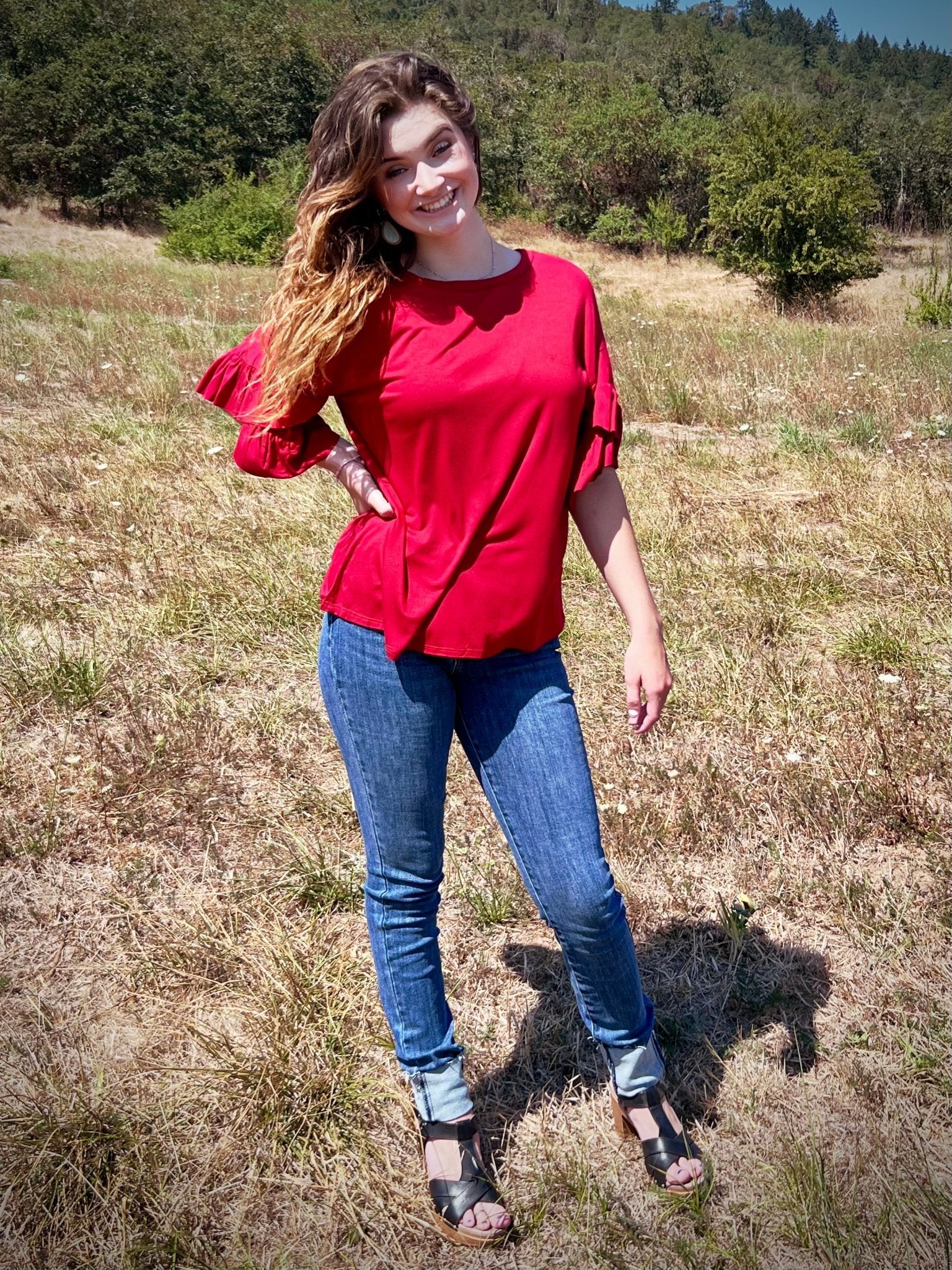 Mia Crossover Skinny Jean | Risen Jeans| RDP5131 - Lavender Hills BeautyRisen