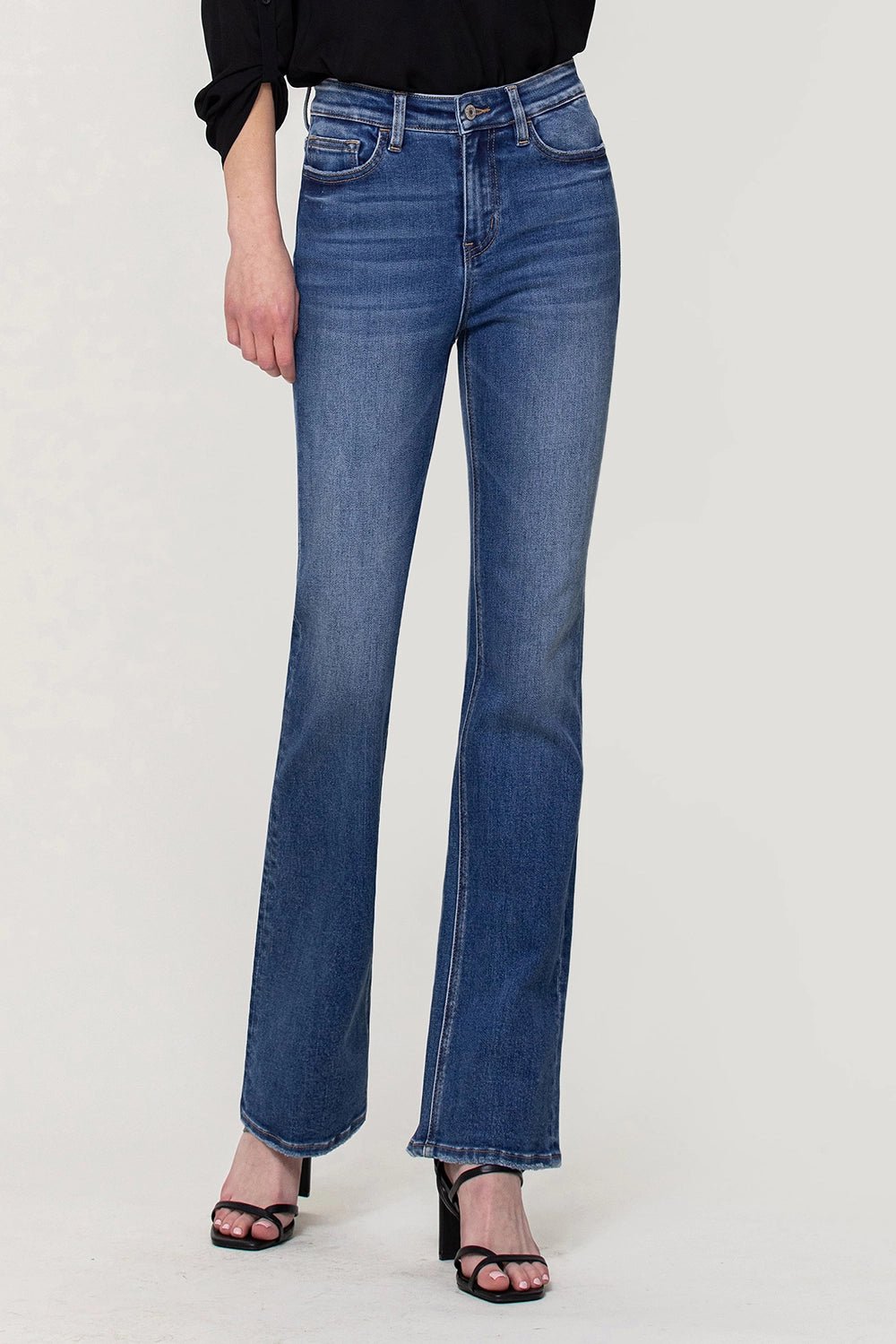 Skylar Slim Bootcut Jeans | Vervet by Flying Monkey | T5353 - Lavender Hills BeautyVervet