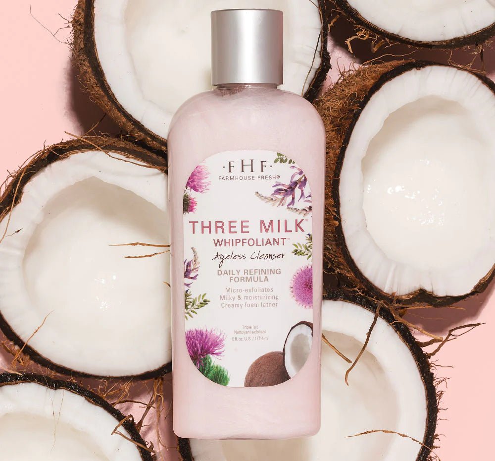 Three Milk™ Whipfoliant™ Cleanser - Lavender Hills BeautyFarmhouse Fresh13868RT