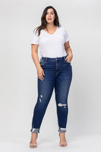 Load image into Gallery viewer, Zeke High Rise Cuffed Skinny Plus Jeans | Vervet by Flying Monkey | V2173-P
