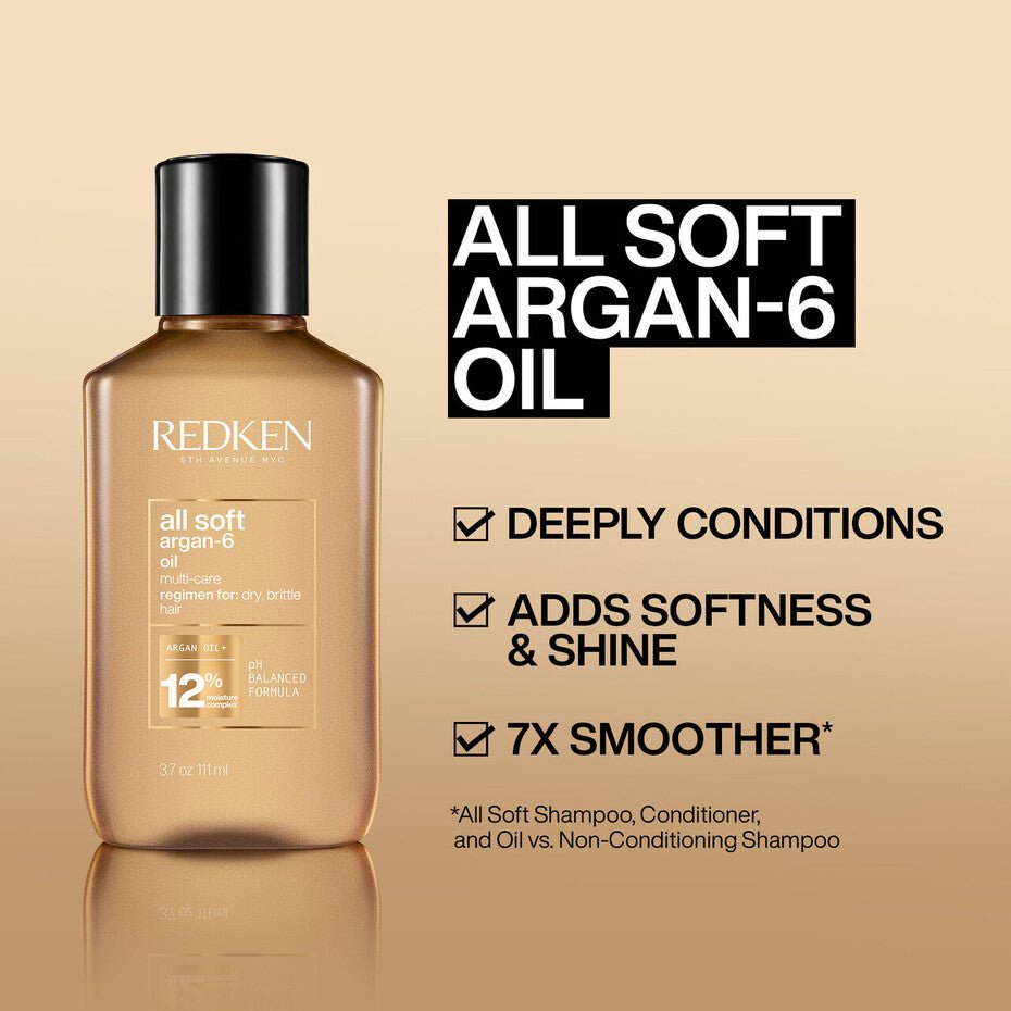 All Soft™ Argan-6 Oil for Dry Hair | Redken - Lavender Hills BeautySalonCentricP1997303